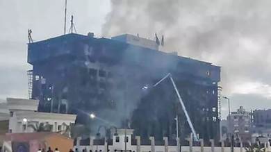 حريق بمبنى مديرية أمن الإسماعيلية